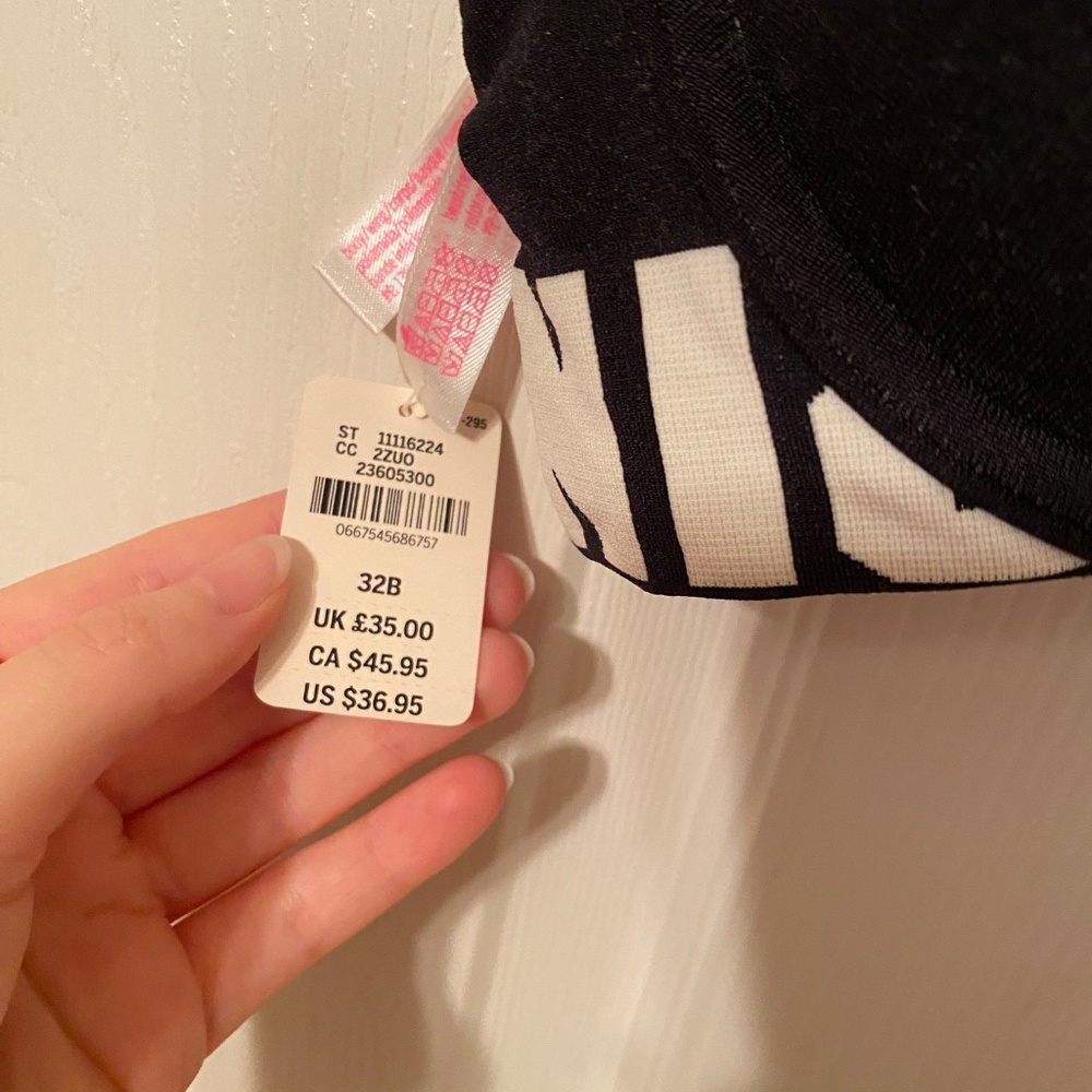 Pink Front Close Sports Bra - Picture 4 of 4